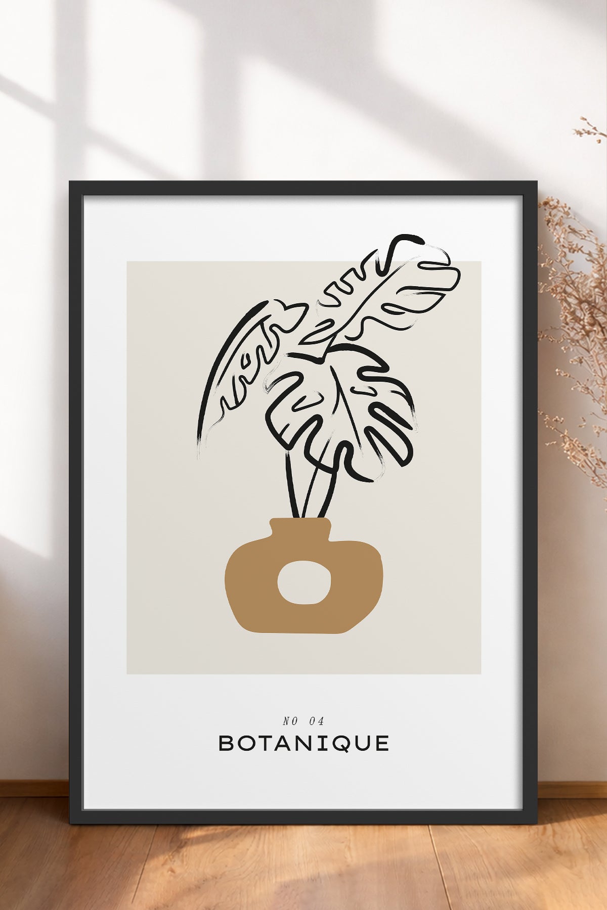 HOMEPACK Ahşap Çerçeveli Tablo Çerçeveli Poster Sanatsal Modern Duvar Dekoru BOHEMIAN-13