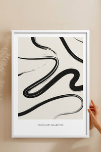 HOMEPACK Ahşap Çerçeveli Tablo Çerçeveli Poster Sanatsal Modern Duvar Dekoru BOHEMIAN-14