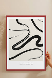 HOMEPACK Ahşap Çerçeveli Tablo Çerçeveli Poster Sanatsal Modern Duvar Dekoru BOHEMIAN-14