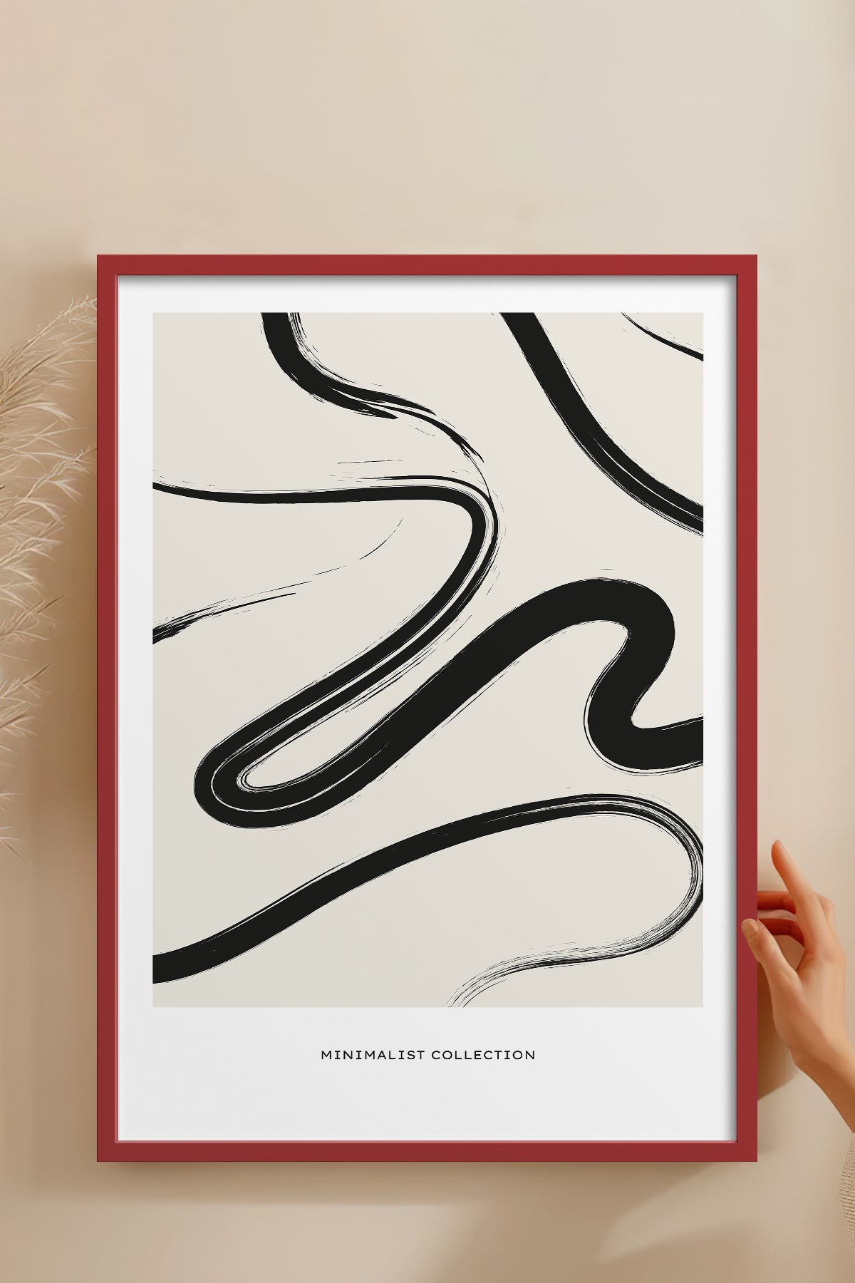 HOMEPACK Ahşap Çerçeveli Tablo Çerçeveli Poster Sanatsal Modern Duvar Dekoru BOHEMIAN-14