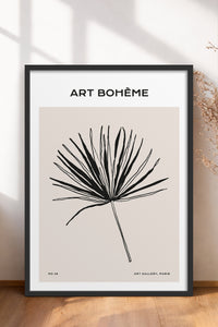 HOMEPACK Ahşap Çerçeveli Tablo Çerçeveli Poster Sanatsal Modern Duvar Dekoru BOHEMIAN-15