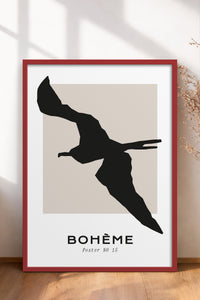 HOMEPACK Ahşap Çerçeveli Tablo Çerçeveli Poster Sanatsal Modern Duvar Dekoru BOHEMIAN-16