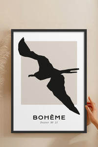 HOMEPACK Ahşap Çerçeveli Tablo Çerçeveli Poster Sanatsal Modern Duvar Dekoru BOHEMIAN-16