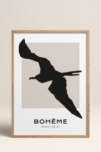 HOMEPACK Ahşap Çerçeveli Tablo Çerçeveli Poster Sanatsal Modern Duvar Dekoru BOHEMIAN-16