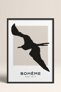 HOMEPACK Ahşap Çerçeveli Tablo Çerçeveli Poster Sanatsal Modern Duvar Dekoru BOHEMIAN-16