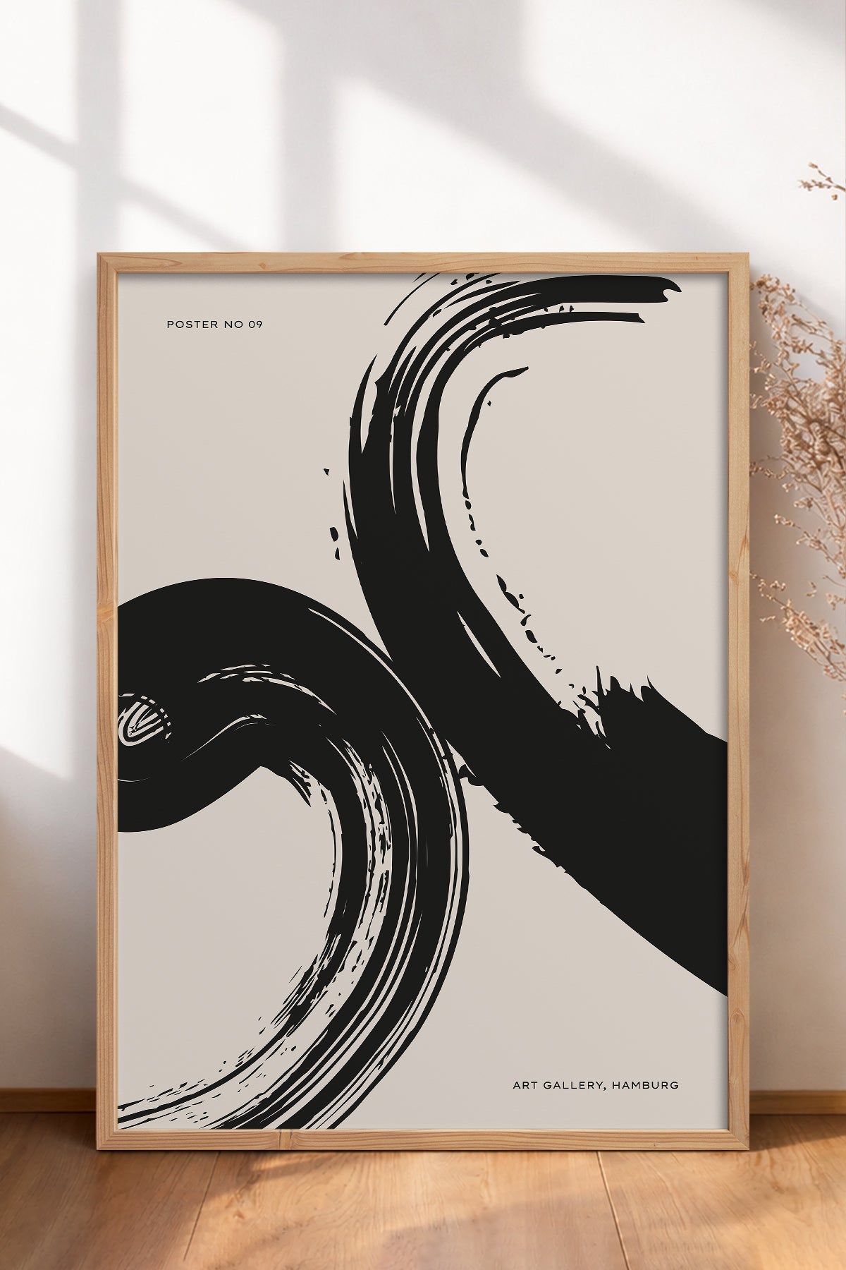 HOMEPACK Ahşap Çerçeveli Tablo Çerçeveli Poster Sanatsal Modern Duvar Dekoru BOHEMIAN-19