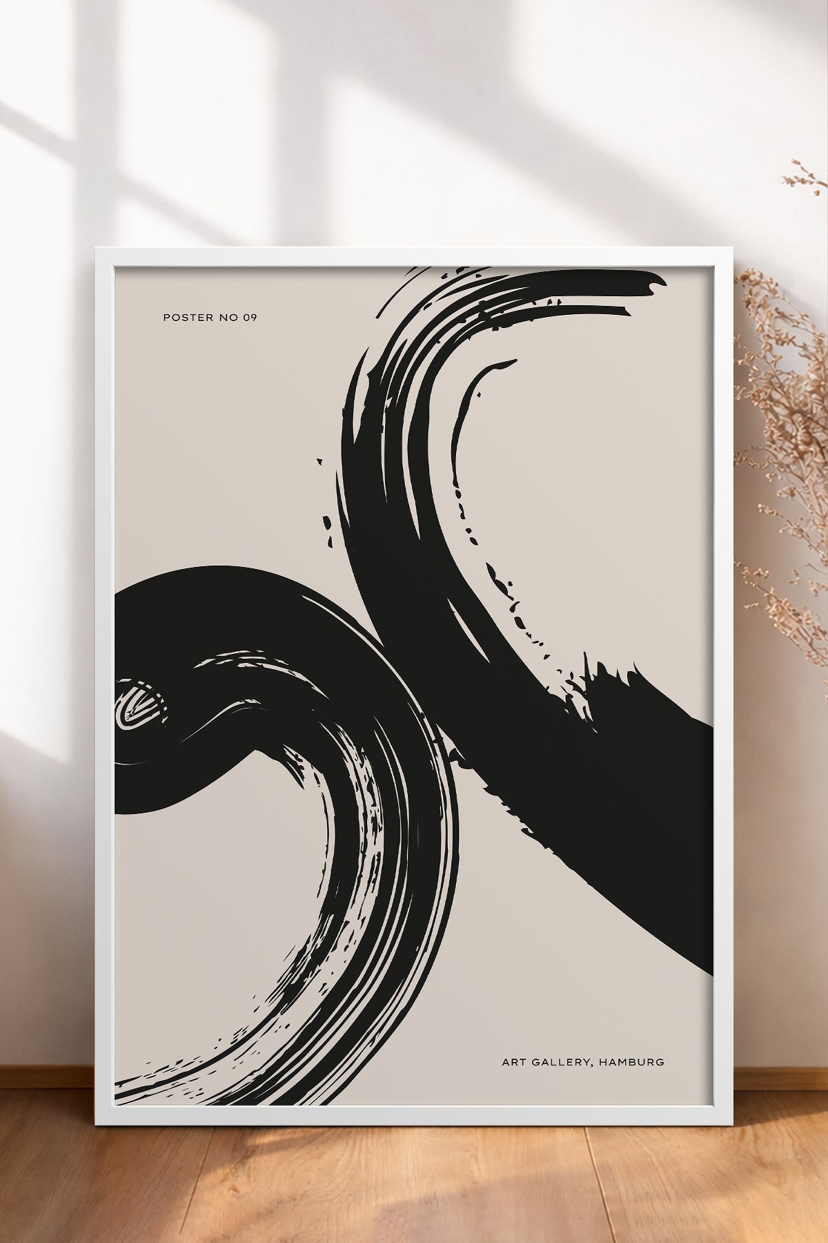 HOMEPACK Ahşap Çerçeveli Tablo Çerçeveli Poster Sanatsal Modern Duvar Dekoru BOHEMIAN-19