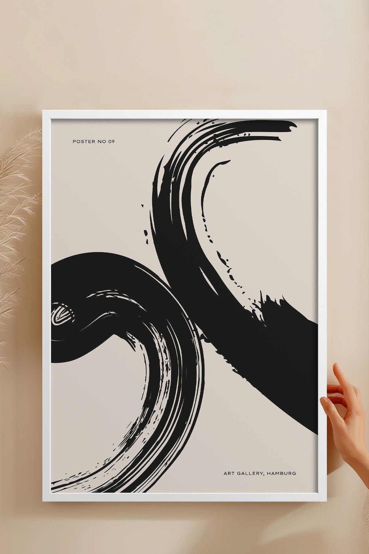 HOMEPACK Ahşap Çerçeveli Tablo Çerçeveli Poster Sanatsal Modern Duvar Dekoru BOHEMIAN-19