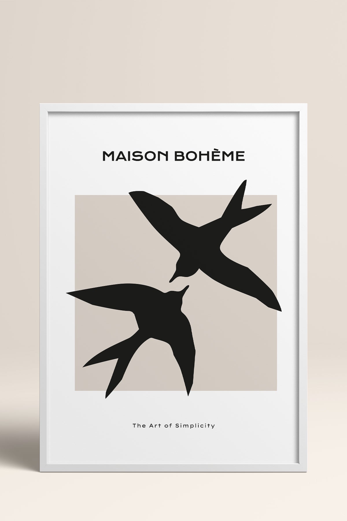 HOMEPACK Ahşap Çerçeveli Tablo Çerçeveli Poster Sanatsal Modern Duvar Dekoru BOHEMIAN-20