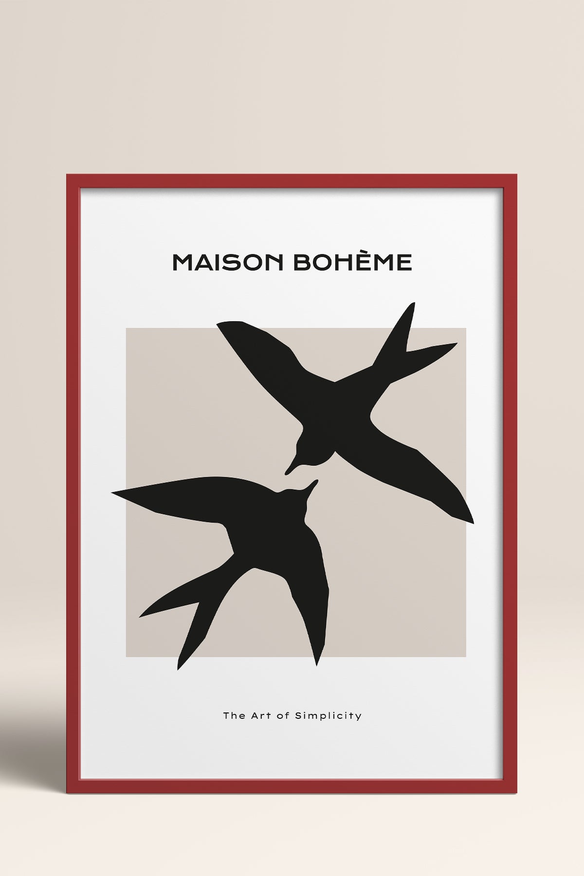 HOMEPACK Ahşap Çerçeveli Tablo Çerçeveli Poster Sanatsal Modern Duvar Dekoru BOHEMIAN-20
