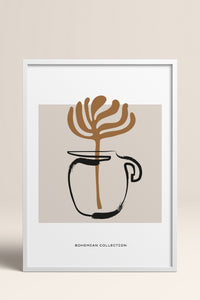 HOMEPACK Ahşap Çerçeveli Tablo Çerçeveli Poster Sanatsal Modern Duvar Dekoru BOHEMIAN-21