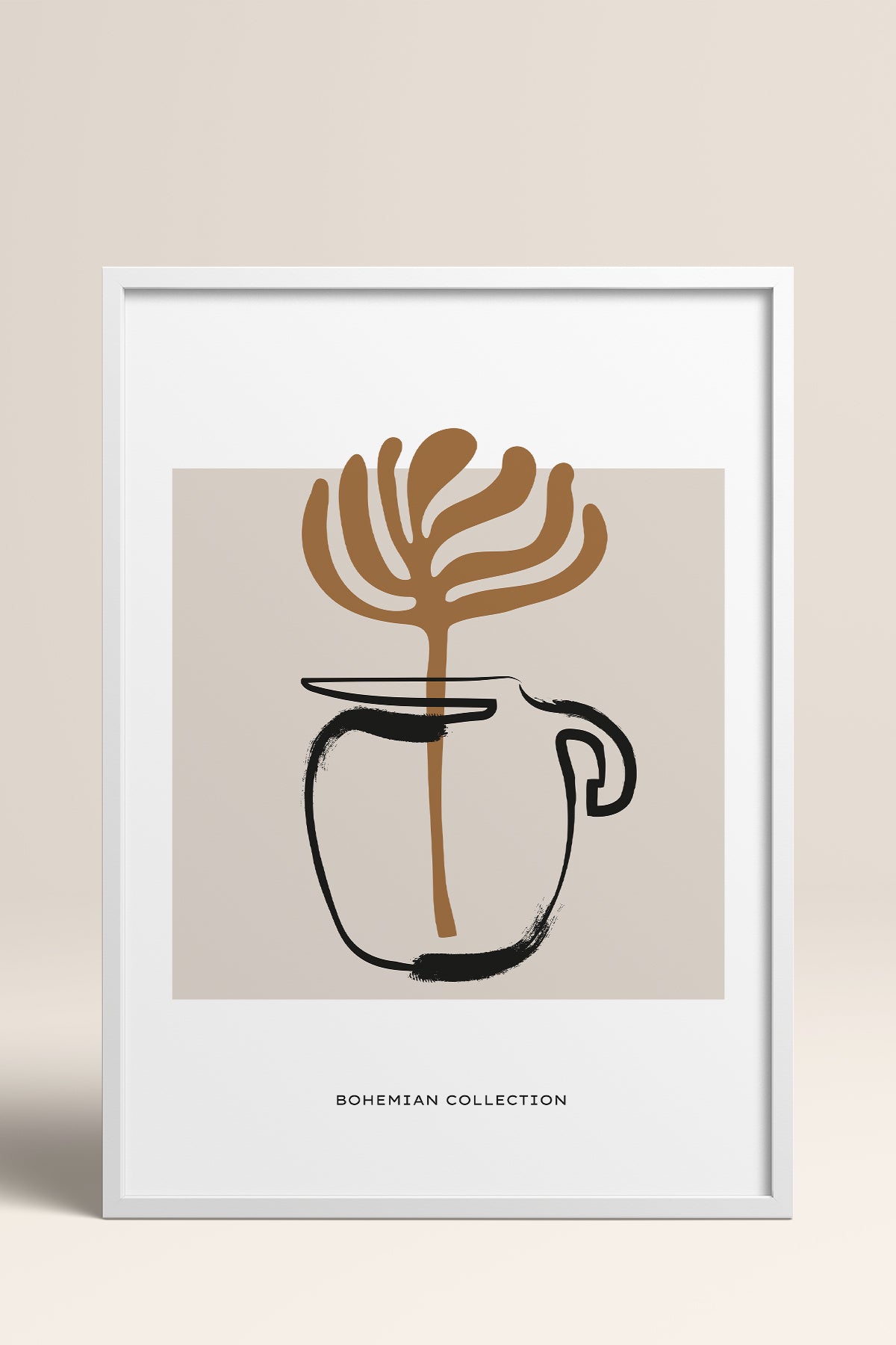HOMEPACK Ahşap Çerçeveli Tablo Çerçeveli Poster Sanatsal Modern Duvar Dekoru BOHEMIAN-21