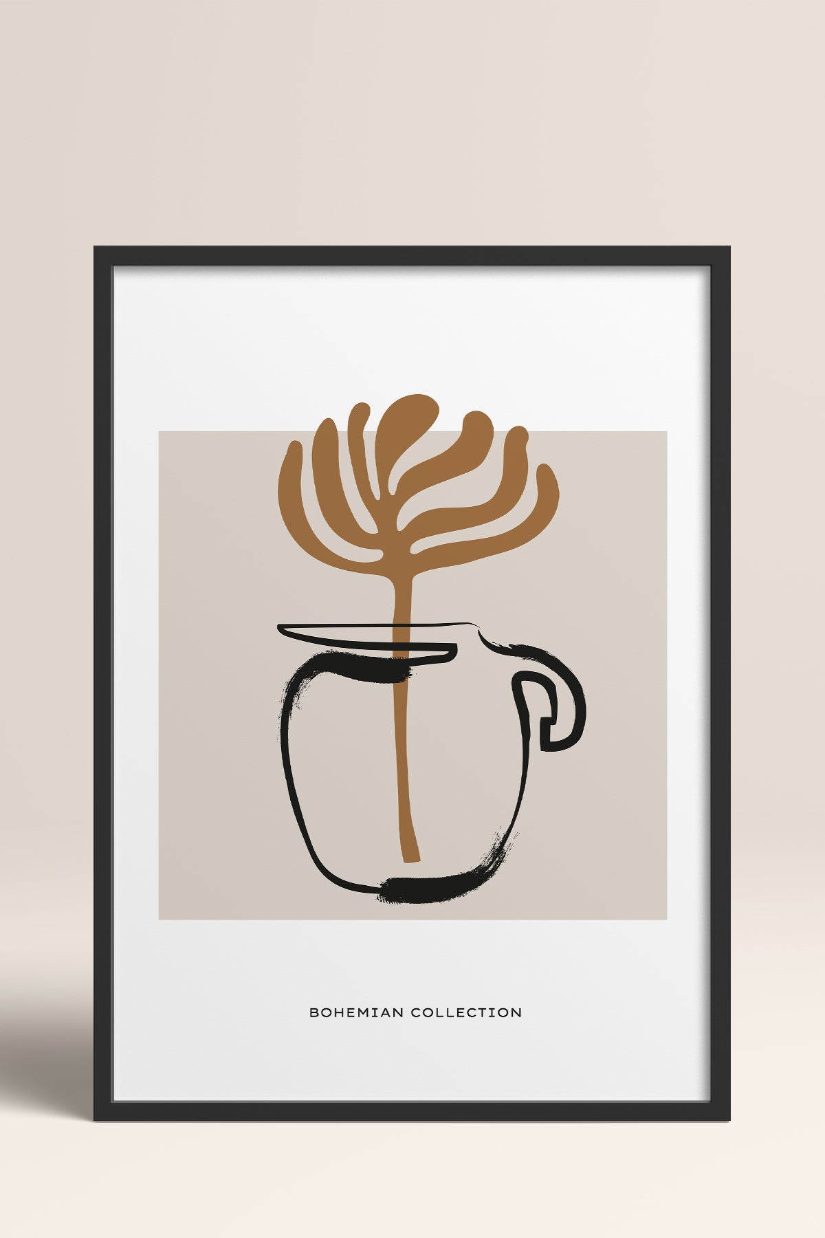 HOMEPACK Ahşap Çerçeveli Tablo Çerçeveli Poster Sanatsal Modern Duvar Dekoru BOHEMIAN-21