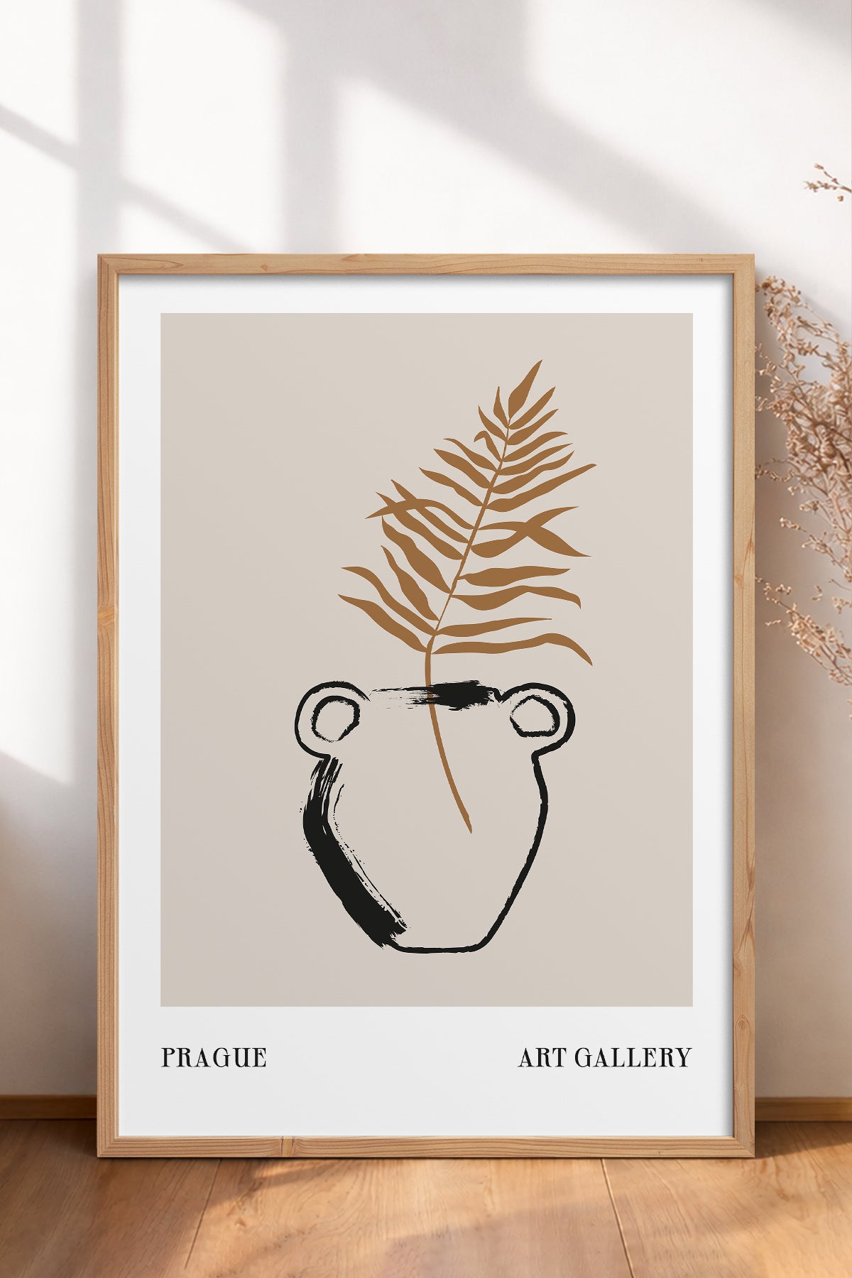 HOMEPACK Ahşap Çerçeveli Tablo Çerçeveli Poster Sanatsal Modern Duvar Dekoru BOHEMIAN-22