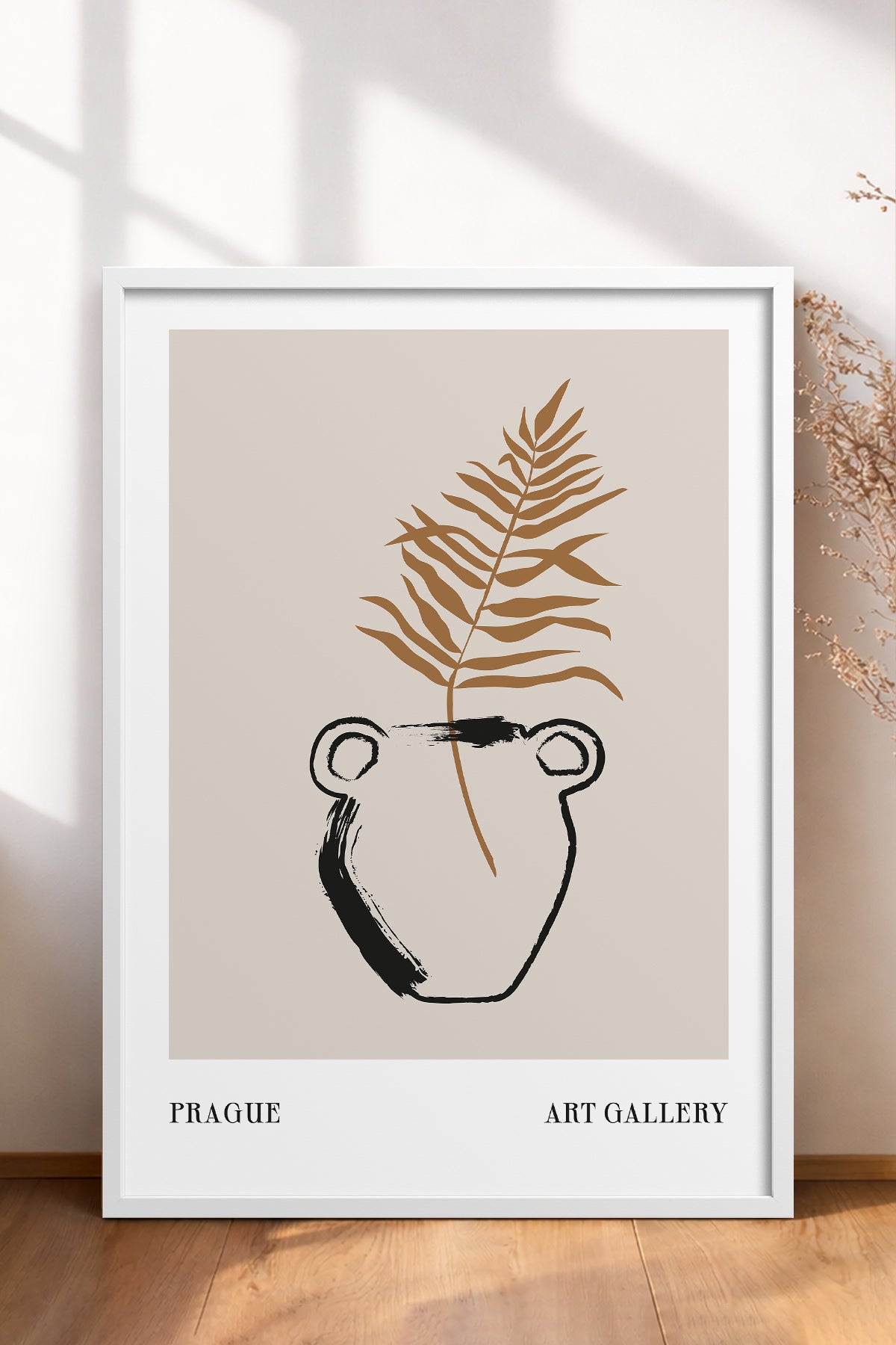 HOMEPACK Ahşap Çerçeveli Tablo Çerçeveli Poster Sanatsal Modern Duvar Dekoru BOHEMIAN-22