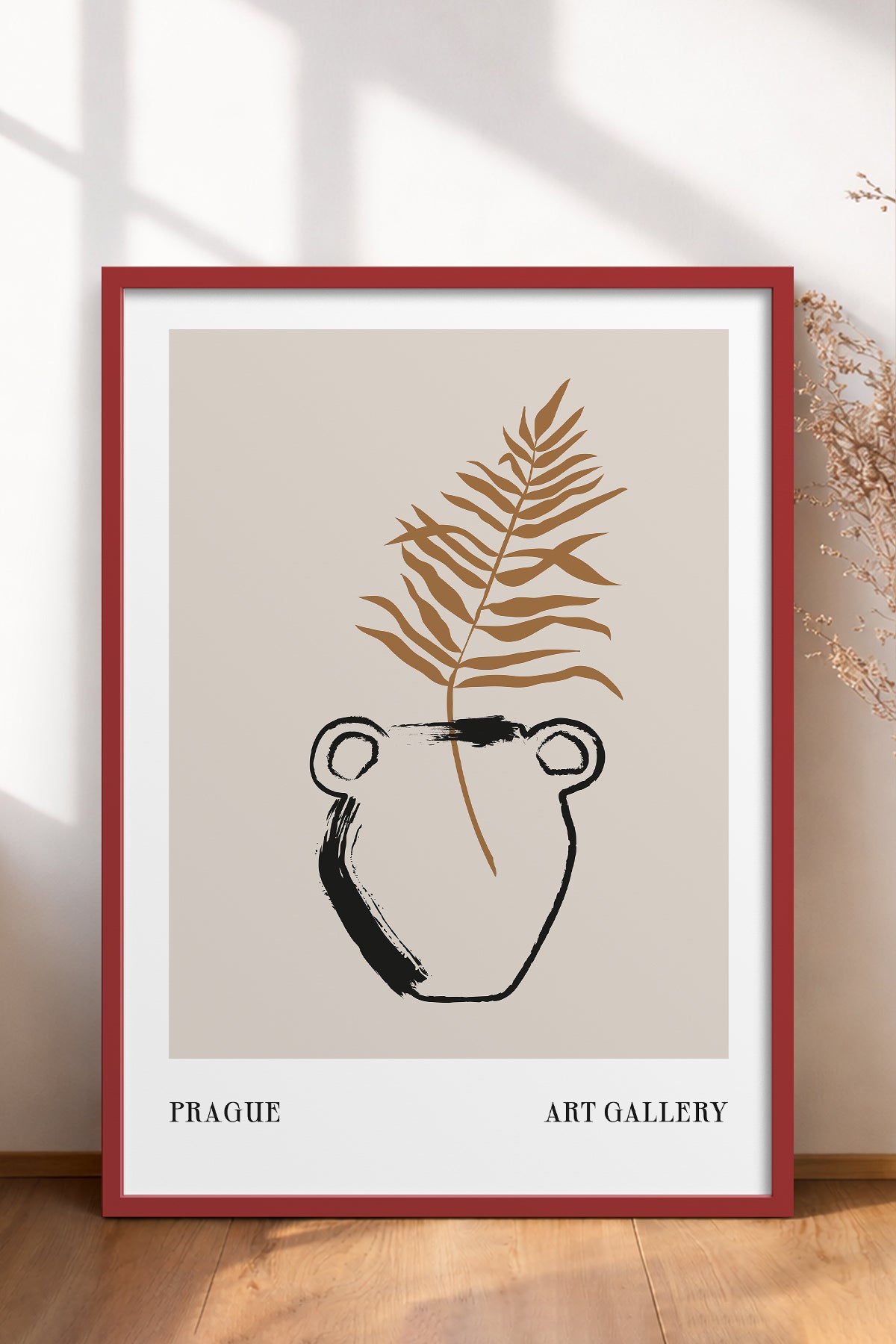 HOMEPACK Ahşap Çerçeveli Tablo Çerçeveli Poster Sanatsal Modern Duvar Dekoru BOHEMIAN-22