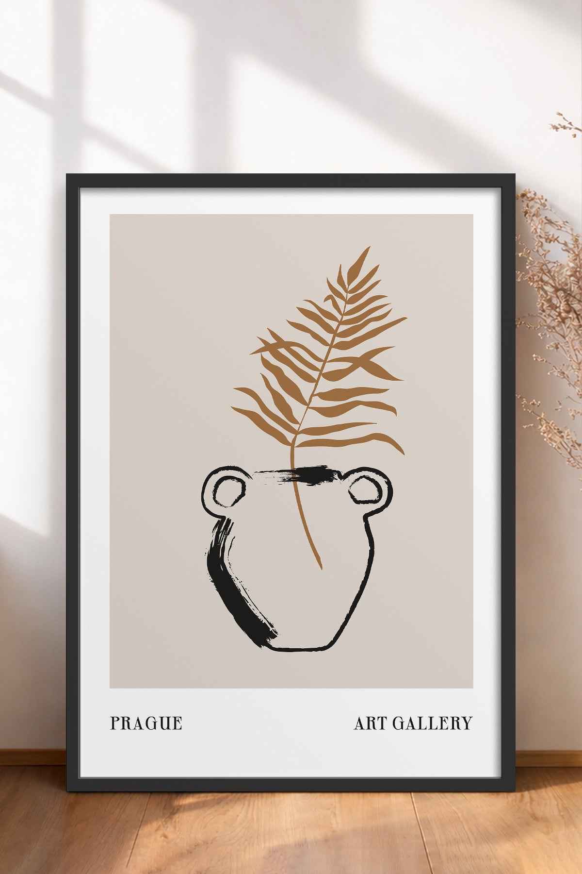 HOMEPACK Ahşap Çerçeveli Tablo Çerçeveli Poster Sanatsal Modern Duvar Dekoru BOHEMIAN-22