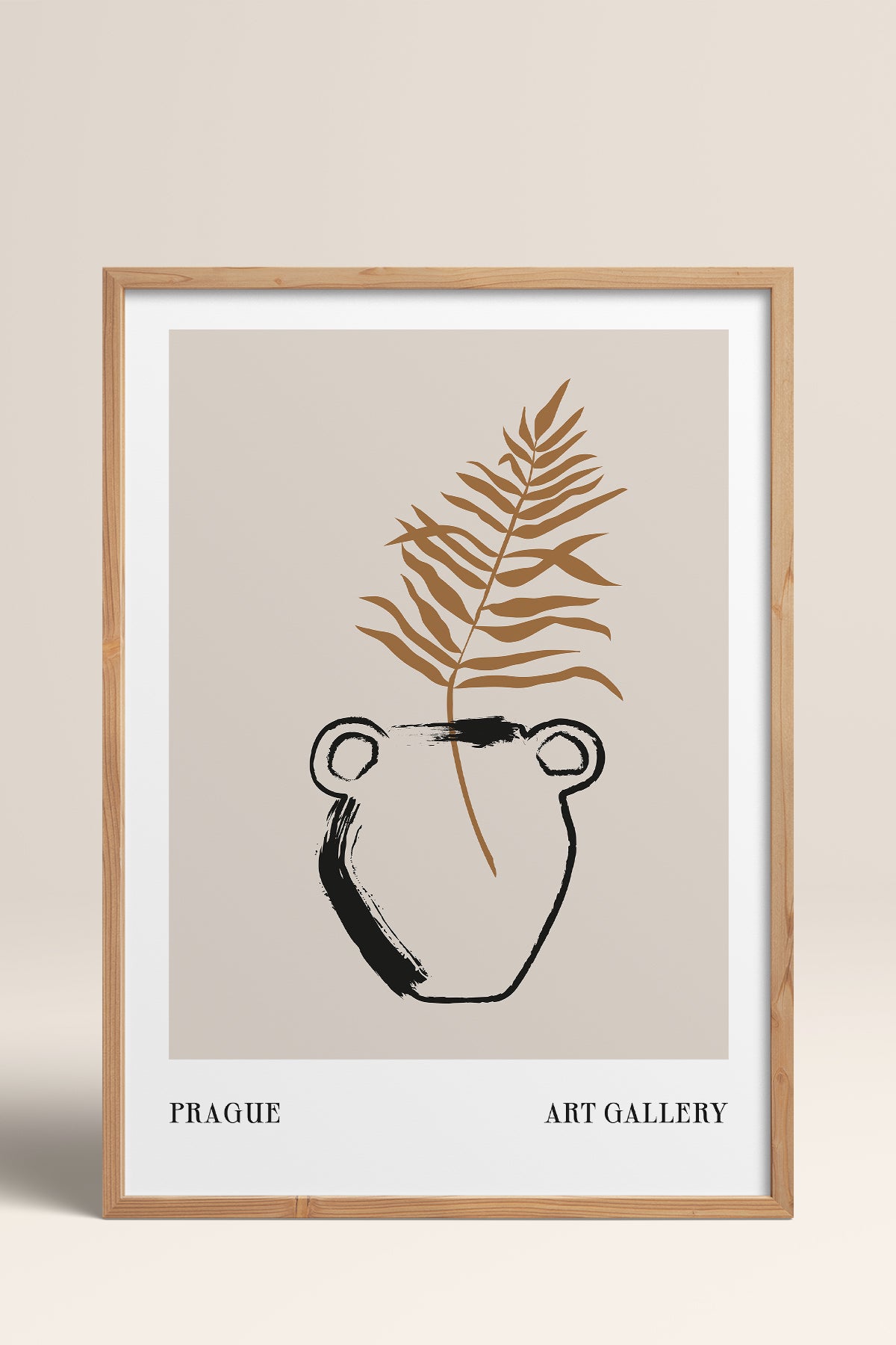 HOMEPACK Ahşap Çerçeveli Tablo Çerçeveli Poster Sanatsal Modern Duvar Dekoru BOHEMIAN-22