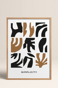 HOMEPACK Ahşap Çerçeveli Tablo Çerçeveli Poster Sanatsal Modern Duvar Dekoru BOHEMIAN-23