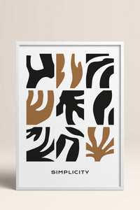 HOMEPACK Ahşap Çerçeveli Tablo Çerçeveli Poster Sanatsal Modern Duvar Dekoru BOHEMIAN-23