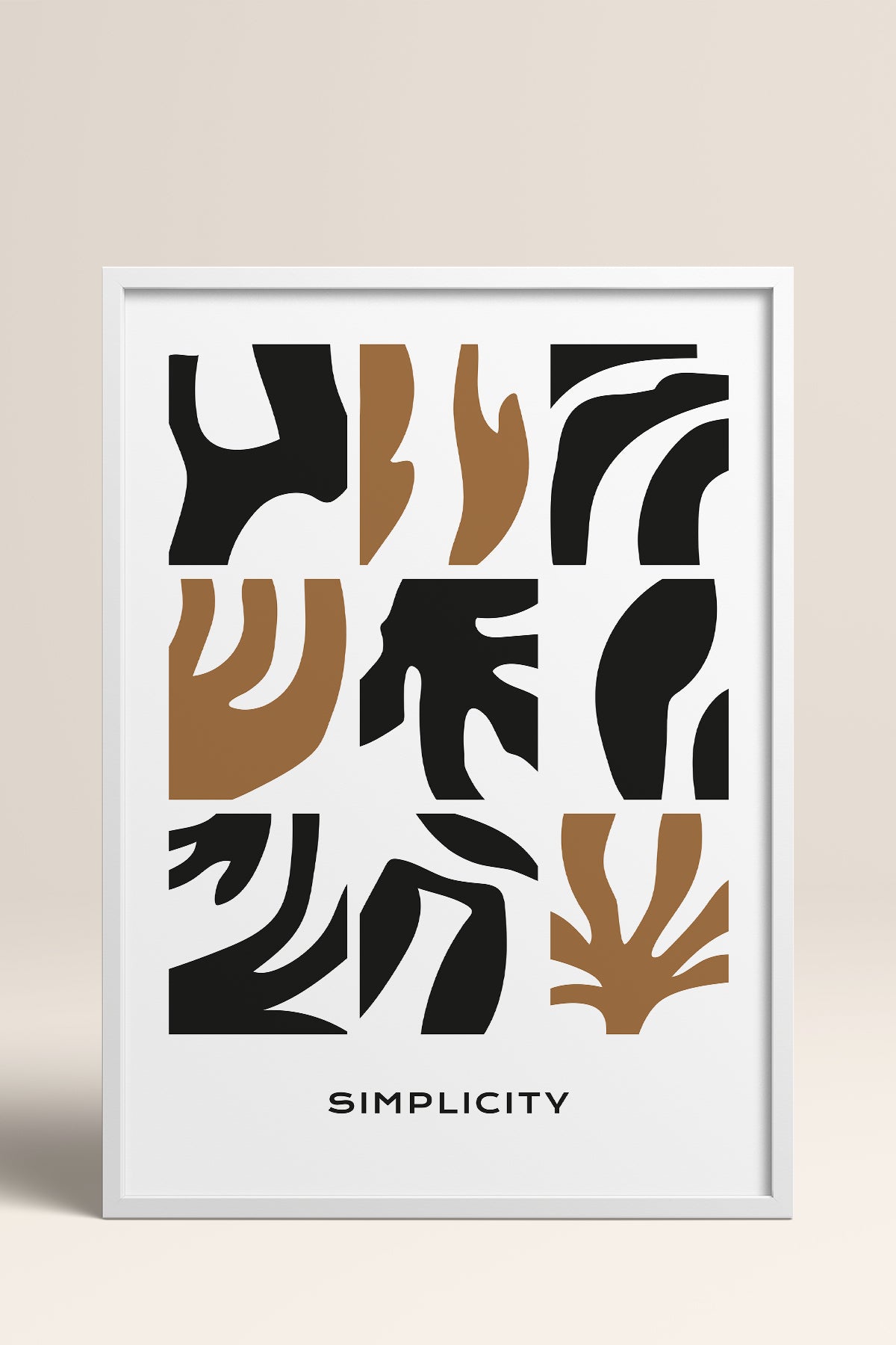 HOMEPACK Ahşap Çerçeveli Tablo Çerçeveli Poster Sanatsal Modern Duvar Dekoru BOHEMIAN-23