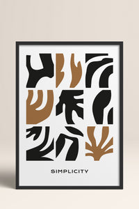 HOMEPACK Ahşap Çerçeveli Tablo Çerçeveli Poster Sanatsal Modern Duvar Dekoru BOHEMIAN-23