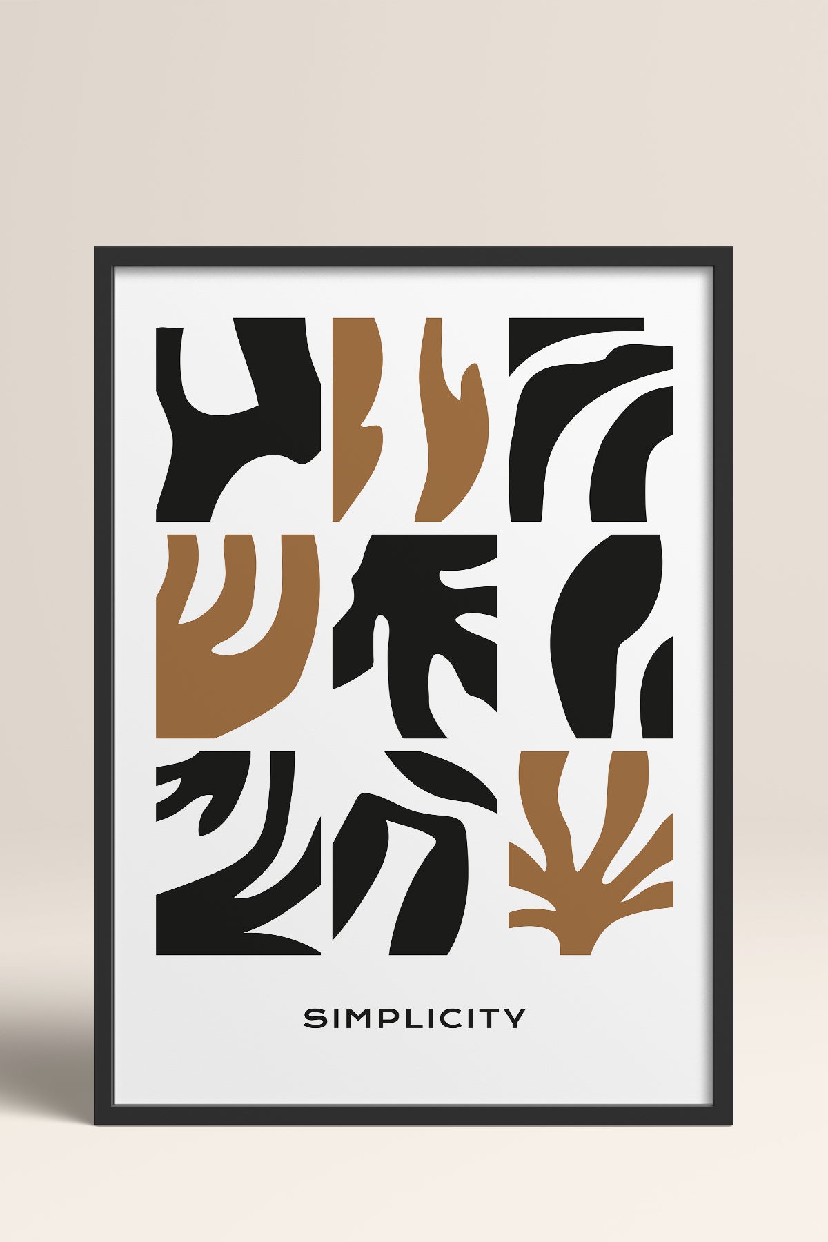 HOMEPACK Ahşap Çerçeveli Tablo Çerçeveli Poster Sanatsal Modern Duvar Dekoru BOHEMIAN-23