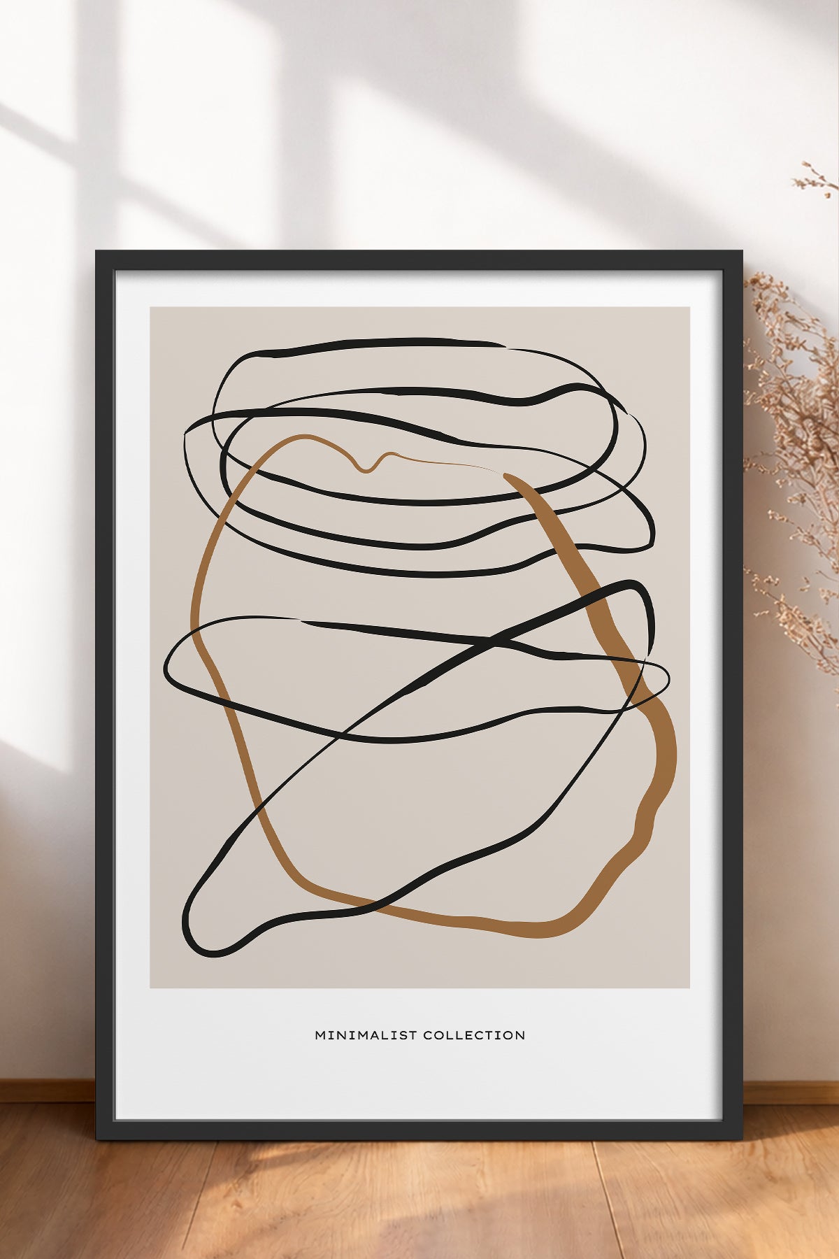 HOMEPACK Ahşap Çerçeveli Tablo Çerçeveli Poster Sanatsal Modern Duvar Dekoru BOHEMIAN-24