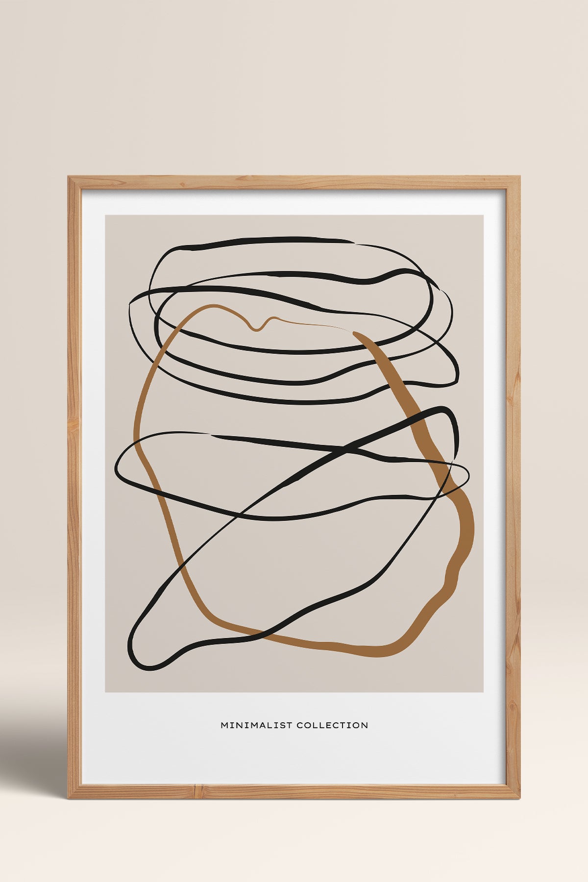 HOMEPACK Ahşap Çerçeveli Tablo Çerçeveli Poster Sanatsal Modern Duvar Dekoru BOHEMIAN-24