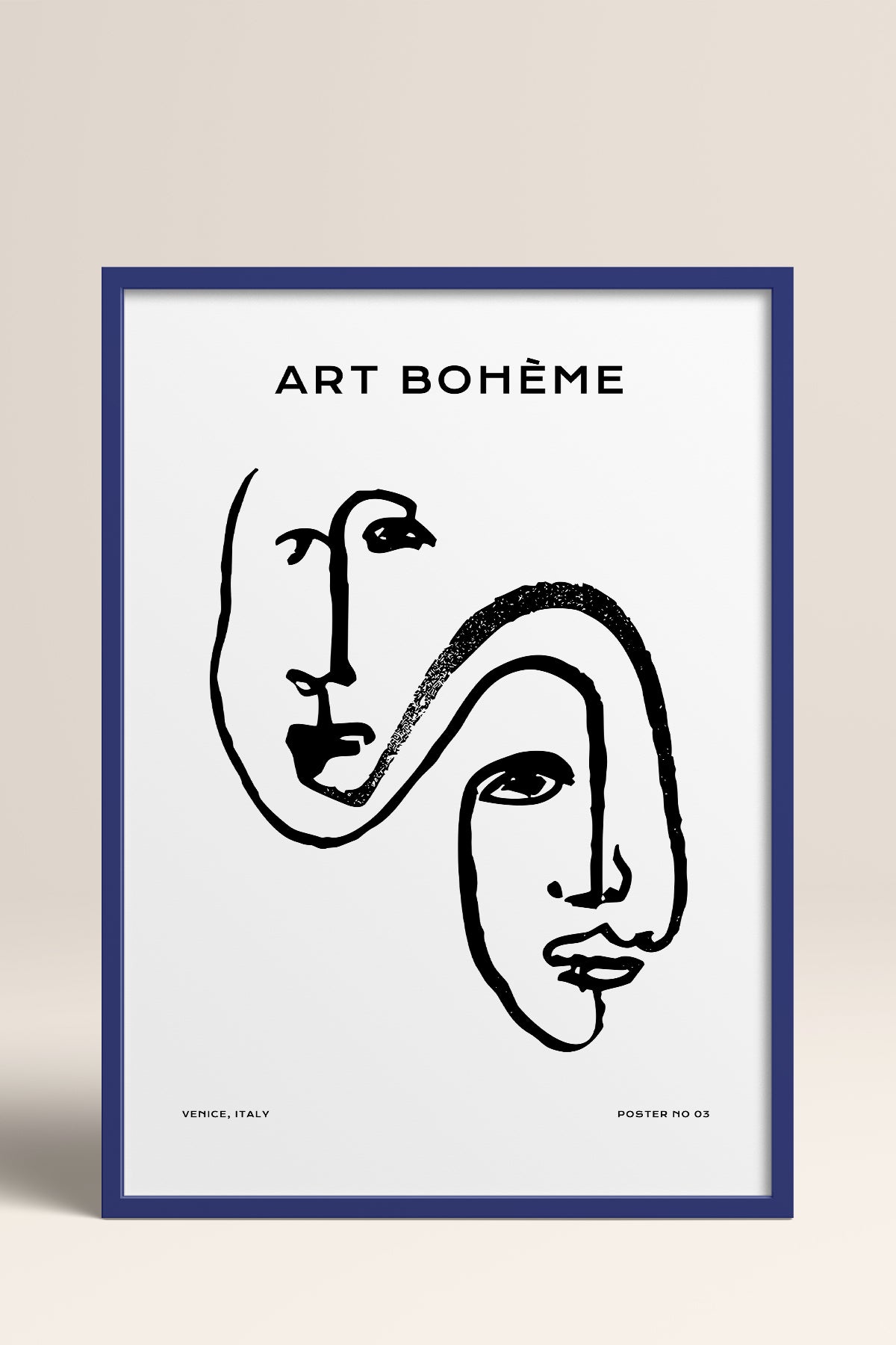 HOMEPACK Ahşap Çerçeveli Tablo Çerçeveli Poster Sanatsal Modern Duvar Dekoru BOHEMIAN-25