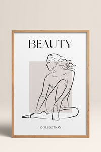 HOMEPACK Ahşap Çerçeveli Tablo Çerçeveli Poster Sanatsal Modern Duvar Dekoru BOHEMIAN-27