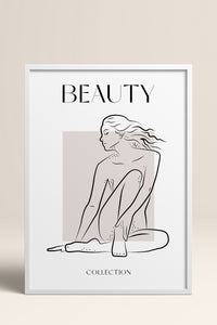 HOMEPACK Ahşap Çerçeveli Tablo Çerçeveli Poster Sanatsal Modern Duvar Dekoru BOHEMIAN-27