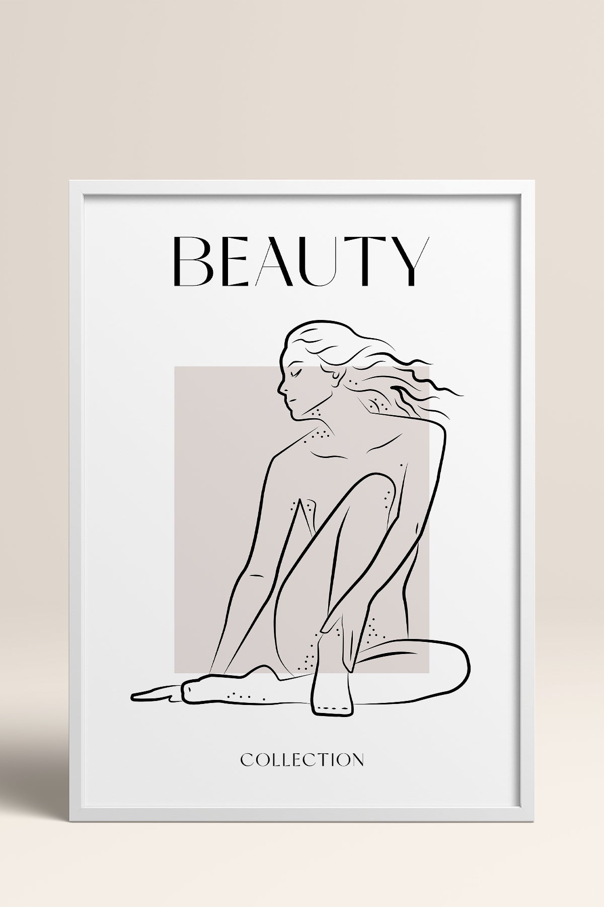 HOMEPACK Ahşap Çerçeveli Tablo Çerçeveli Poster Sanatsal Modern Duvar Dekoru BOHEMIAN-27