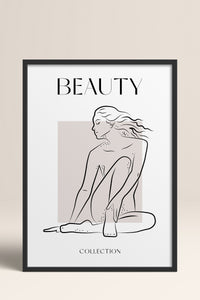 HOMEPACK Ahşap Çerçeveli Tablo Çerçeveli Poster Sanatsal Modern Duvar Dekoru BOHEMIAN-27