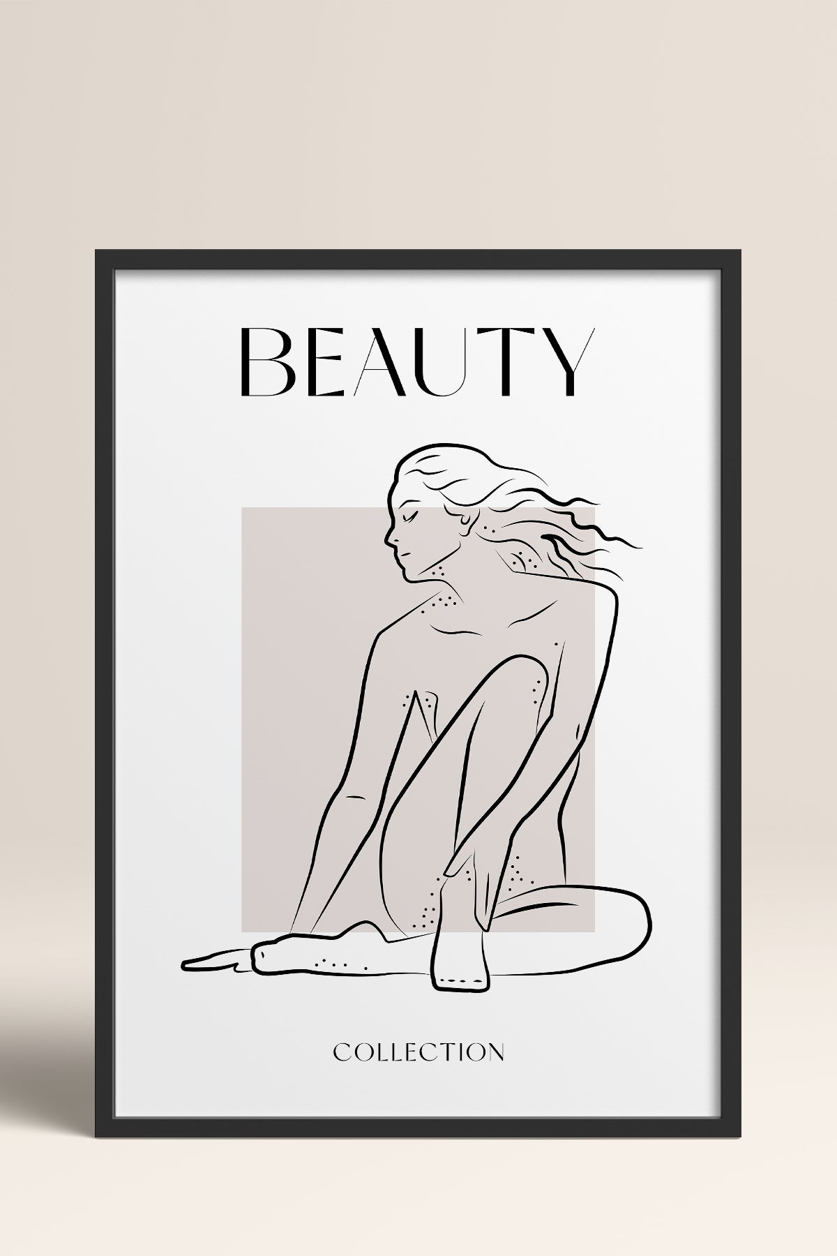 HOMEPACK Ahşap Çerçeveli Tablo Çerçeveli Poster Sanatsal Modern Duvar Dekoru BOHEMIAN-27