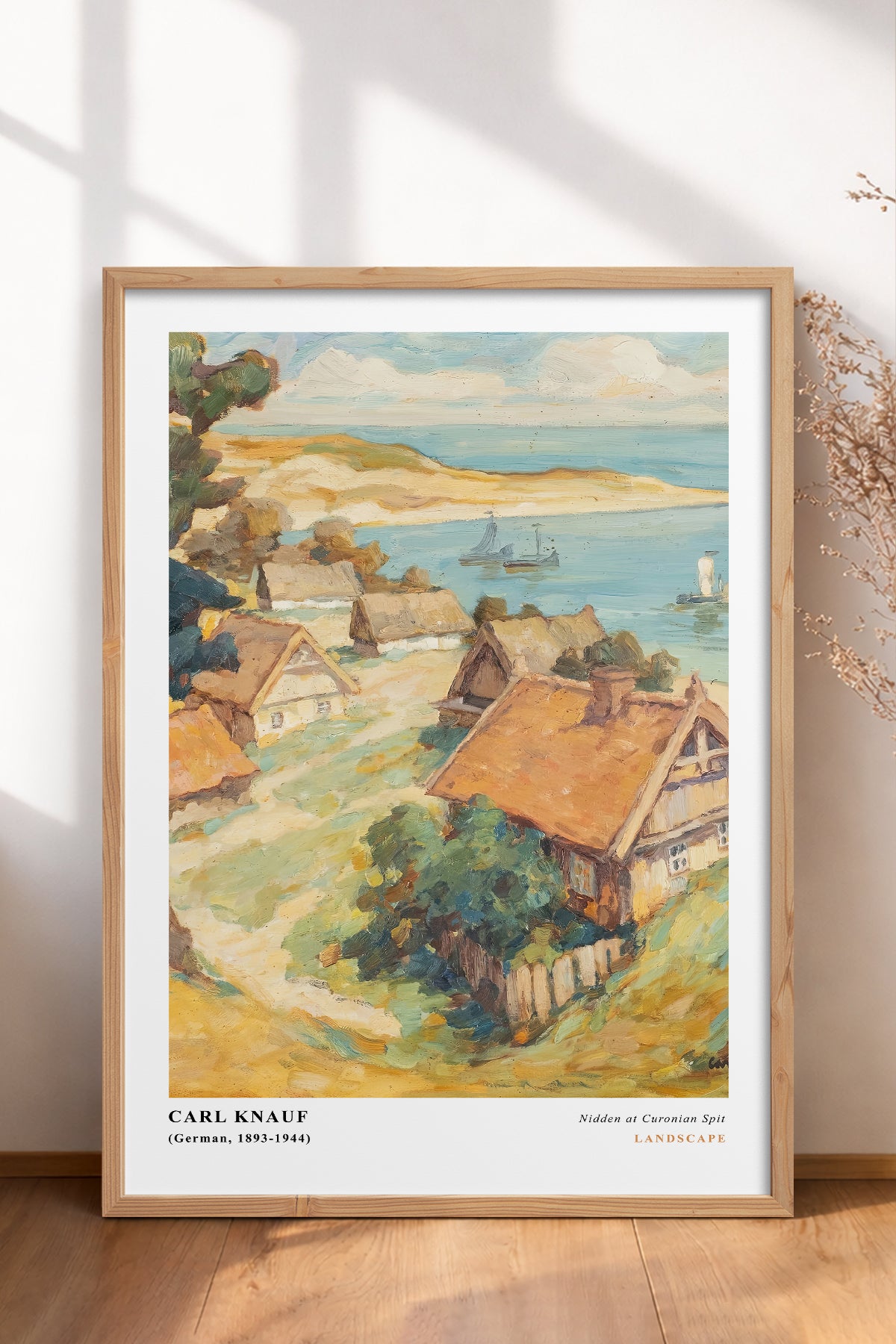 HOMEPACK Ahşap Çerçeveli Tablo Çerçeveli Poster Sanatsal Modern Duvar Dekoru CLS-01