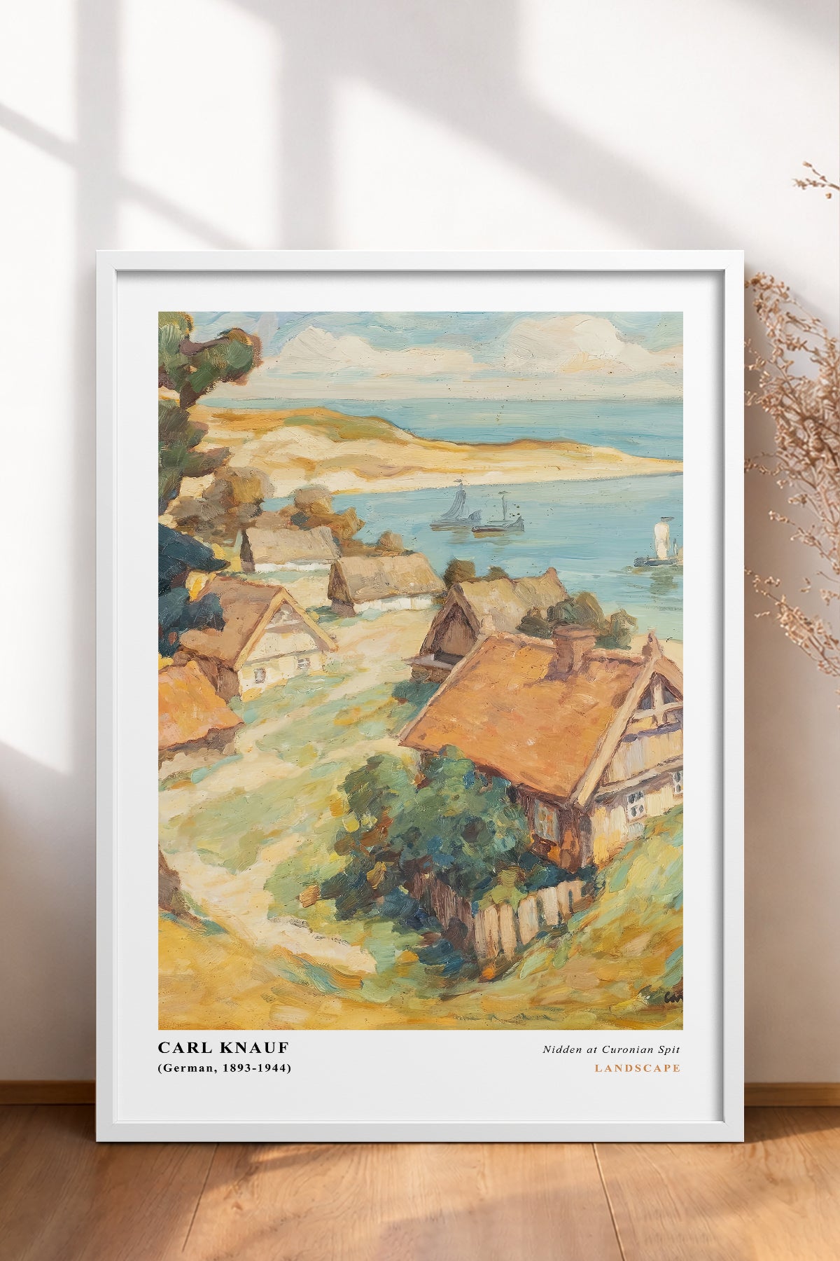 HOMEPACK Ahşap Çerçeveli Tablo Çerçeveli Poster Sanatsal Modern Duvar Dekoru CLS-01