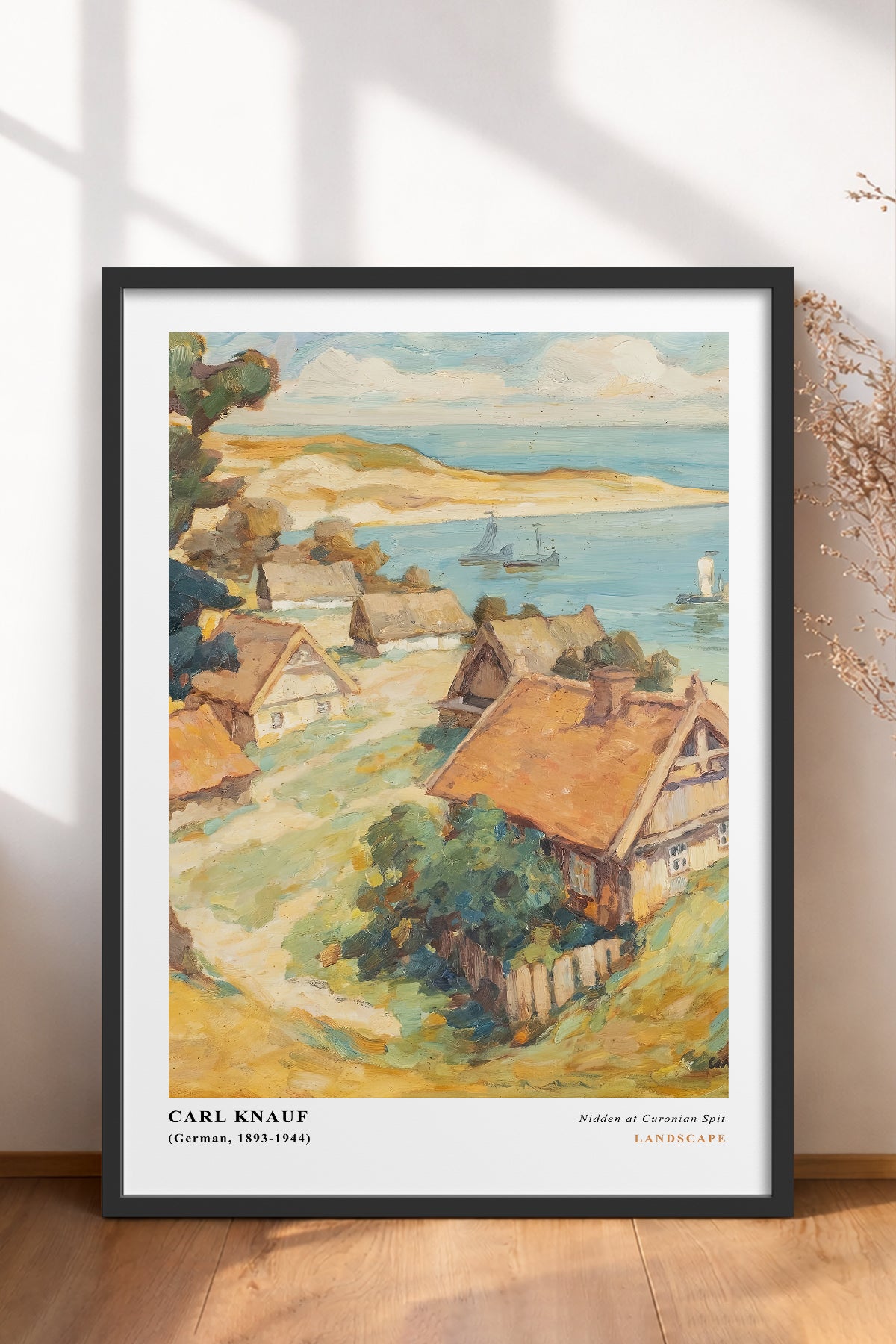HOMEPACK Ahşap Çerçeveli Tablo Çerçeveli Poster Sanatsal Modern Duvar Dekoru CLS-01