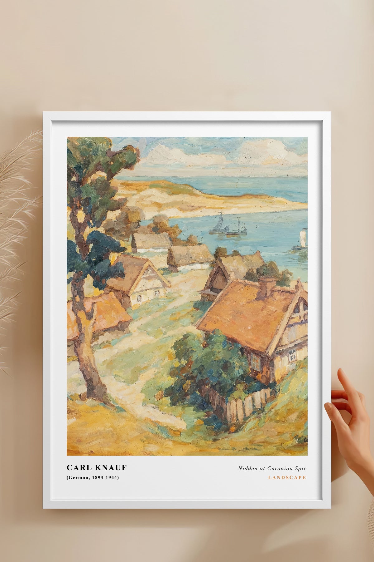 HOMEPACK Ahşap Çerçeveli Tablo Çerçeveli Poster Sanatsal Modern Duvar Dekoru CLS-01
