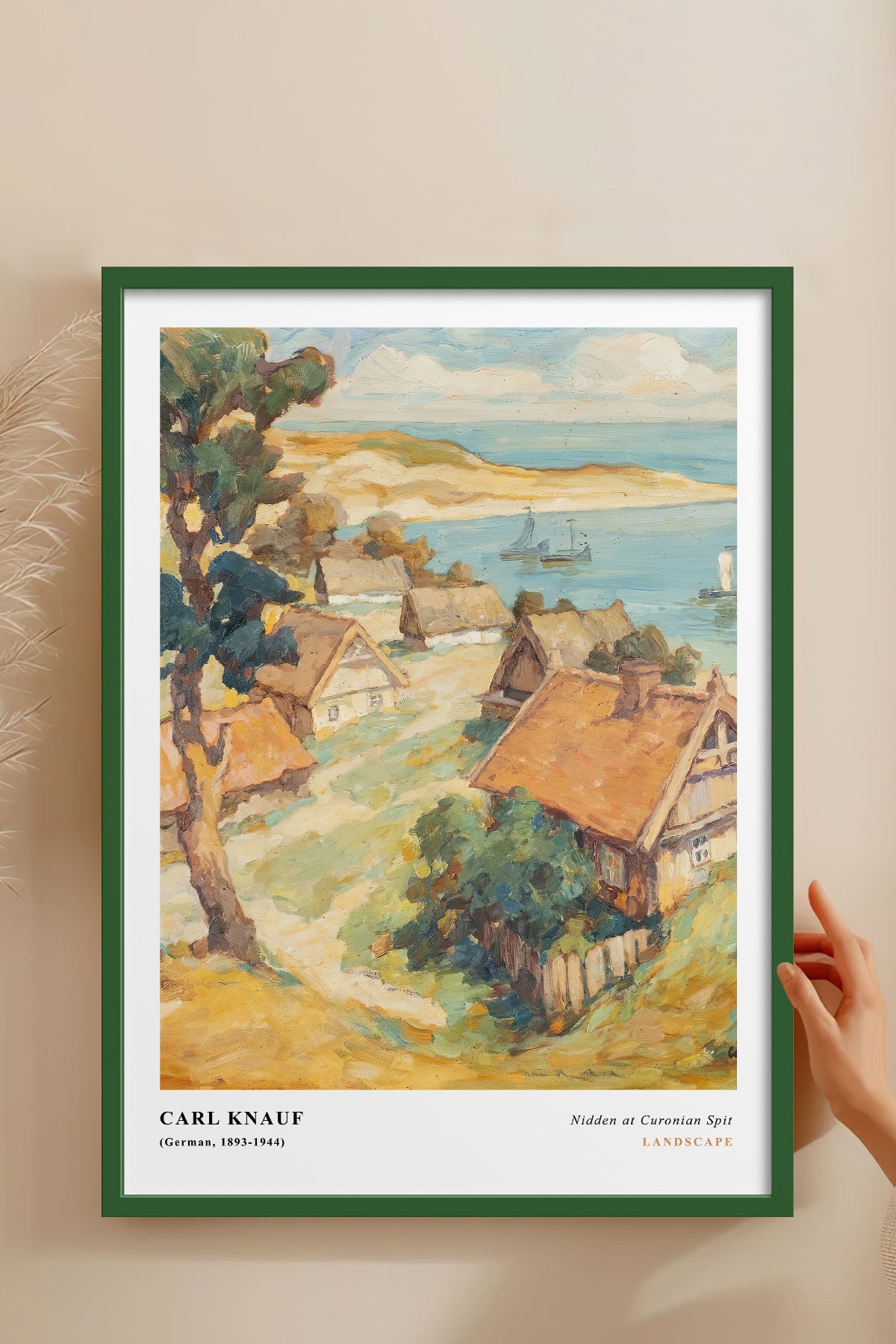 HOMEPACK Ahşap Çerçeveli Tablo Çerçeveli Poster Sanatsal Modern Duvar Dekoru CLS-01