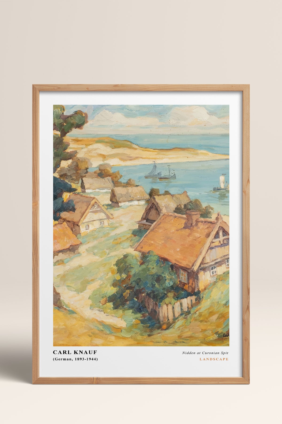 HOMEPACK Ahşap Çerçeveli Tablo Çerçeveli Poster Sanatsal Modern Duvar Dekoru CLS-01