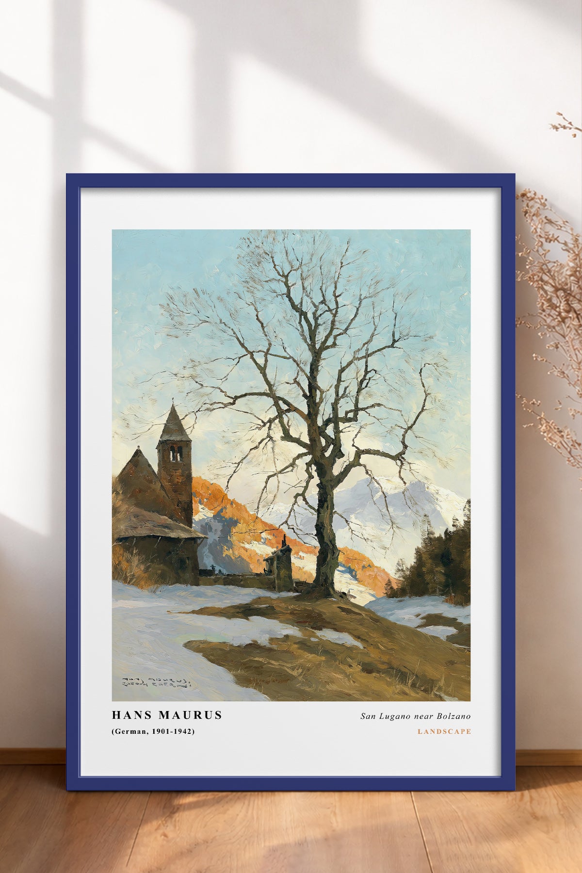 HOMEPACK Ahşap Çerçeveli Tablo Çerçeveli Poster Sanatsal Modern Duvar Dekoru CLS-02