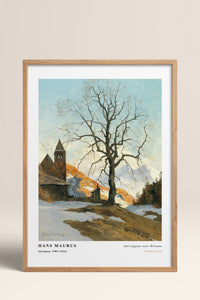 HOMEPACK Ahşap Çerçeveli Tablo Çerçeveli Poster Sanatsal Modern Duvar Dekoru CLS-02