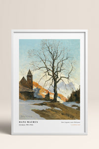 HOMEPACK Ahşap Çerçeveli Tablo Çerçeveli Poster Sanatsal Modern Duvar Dekoru CLS-02