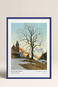 HOMEPACK Ahşap Çerçeveli Tablo Çerçeveli Poster Sanatsal Modern Duvar Dekoru CLS-02