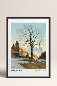 HOMEPACK Ahşap Çerçeveli Tablo Çerçeveli Poster Sanatsal Modern Duvar Dekoru CLS-02