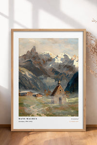 HOMEPACK Ahşap Çerçeveli Tablo Çerçeveli Poster Sanatsal Modern Duvar Dekoru CLS-03