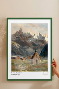 HOMEPACK Ahşap Çerçeveli Tablo Çerçeveli Poster Sanatsal Modern Duvar Dekoru CLS-03
