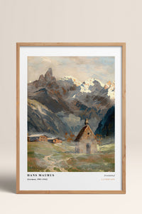 HOMEPACK Ahşap Çerçeveli Tablo Çerçeveli Poster Sanatsal Modern Duvar Dekoru CLS-03