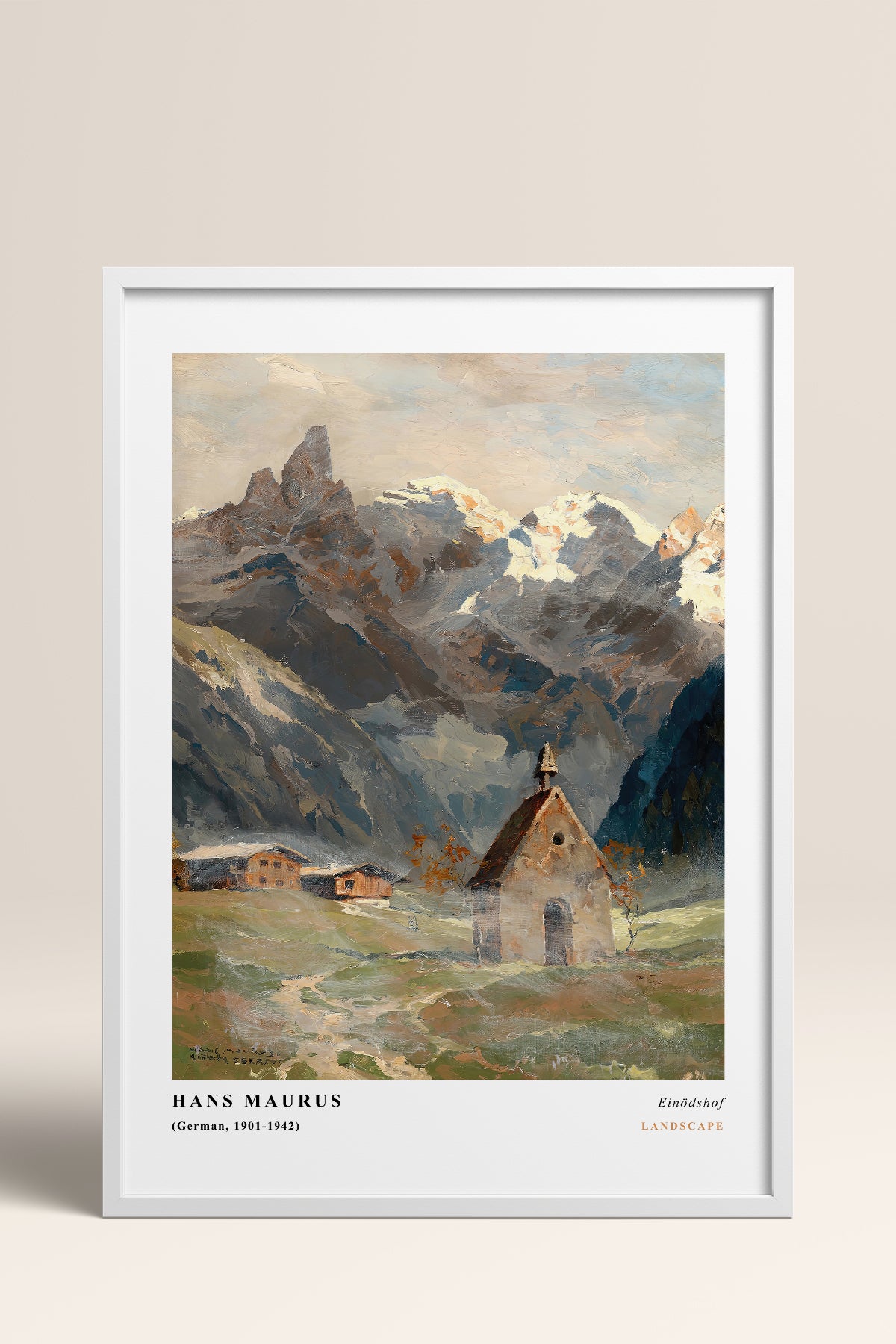 HOMEPACK Ahşap Çerçeveli Tablo Çerçeveli Poster Sanatsal Modern Duvar Dekoru CLS-03